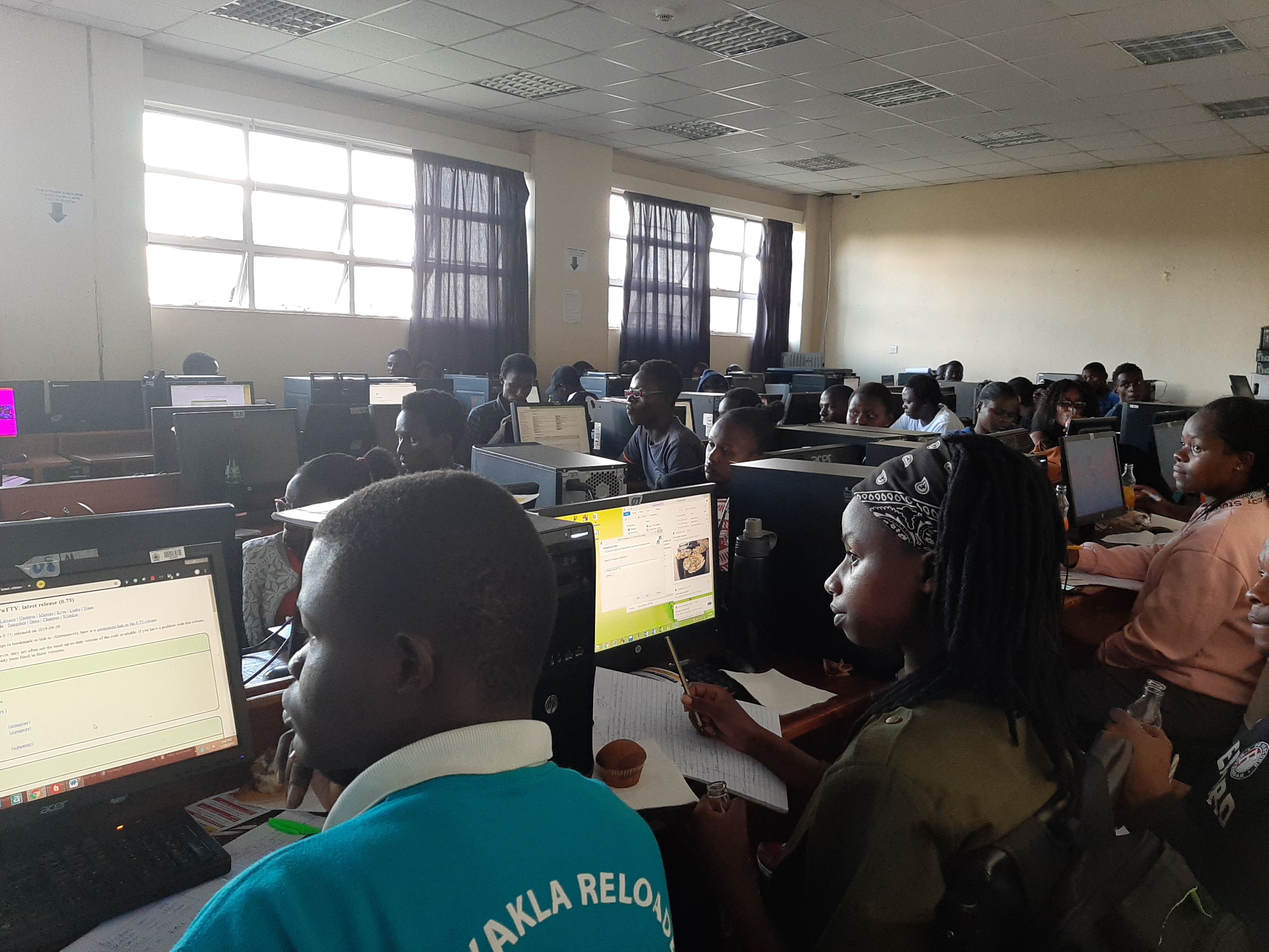 LINUX LEARNING CENTRE LTD CONDUCTING LPIC 1 LINUX SYSTEM ADMINISTRATION TRAINING AT COOPERATIVE UNIVERSITY OF KENYA (CUK) - NOVEMBER 2019