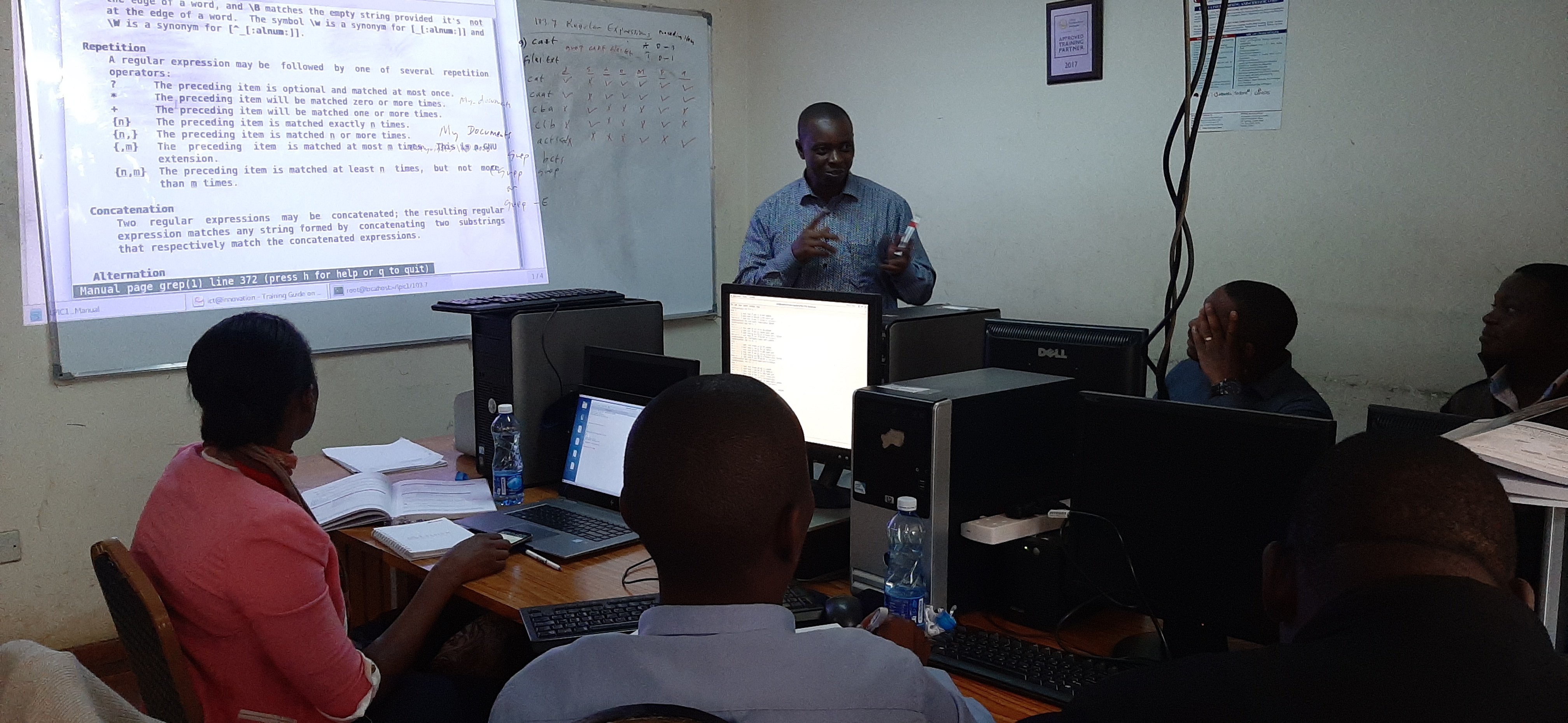 LPIC 1 LINUX SYSTEM ADMINISTRATION CERTIFICATION TRAINING IN PROGRESS AT LINUX LEARNING CENTRE LTD.